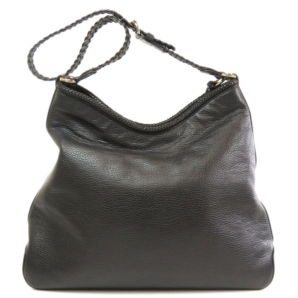 Gucci Hobo Shoulder Bag Leather Black